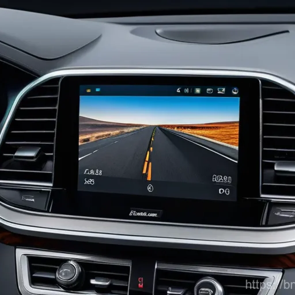 벤츠 C클래스 세단의 고객 만족도 - 9-inch touchscreen central multimedia display subtly angled towards the driver. To the left, the cri...